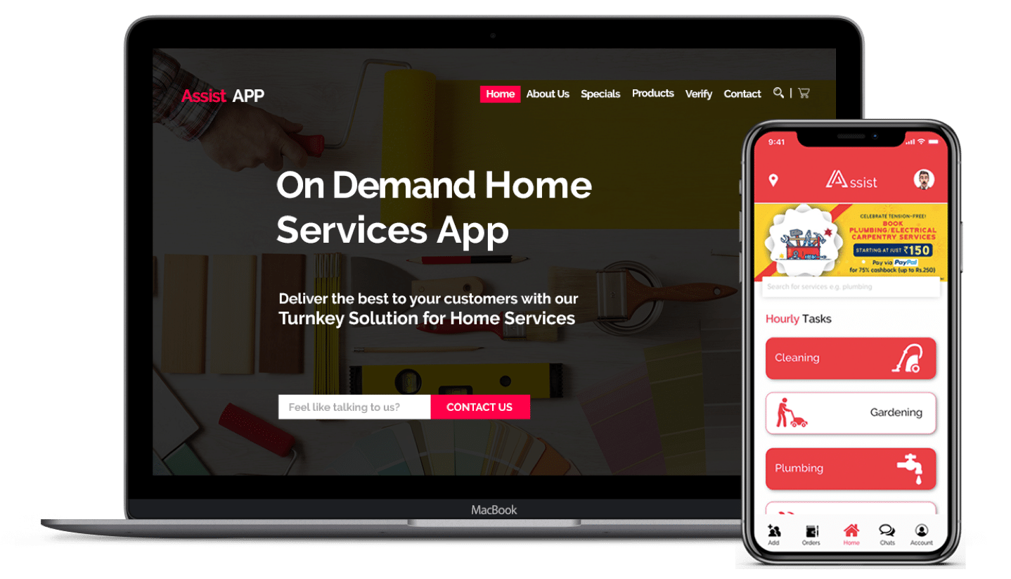 Home Services App Development Idea Usher