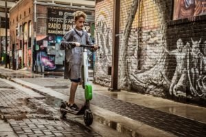 e-scooter rental app benefitting people