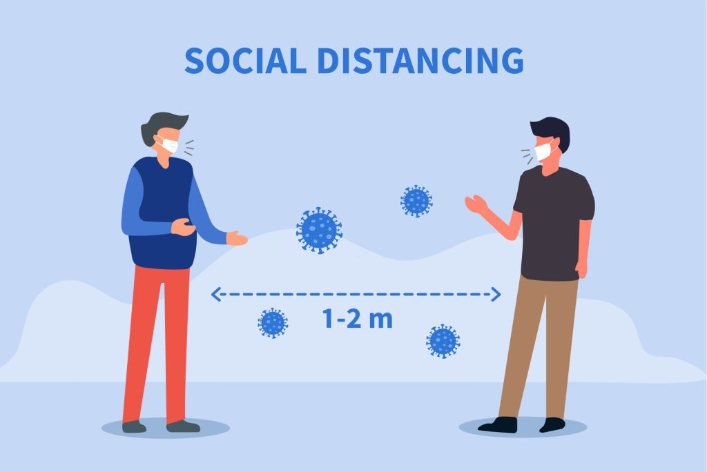 Picture illustrating Social Distancing