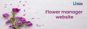 Featured Image of flower manager website
