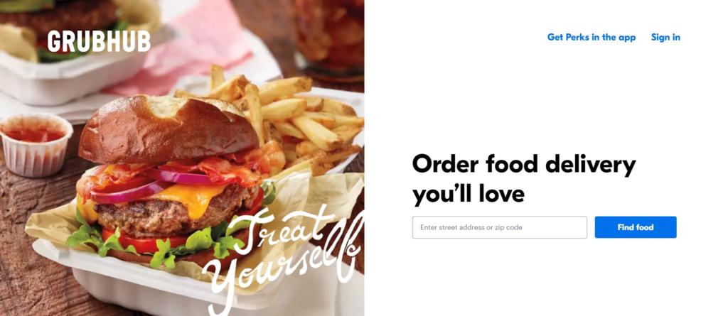 Food Delivery Apps - GrubHub