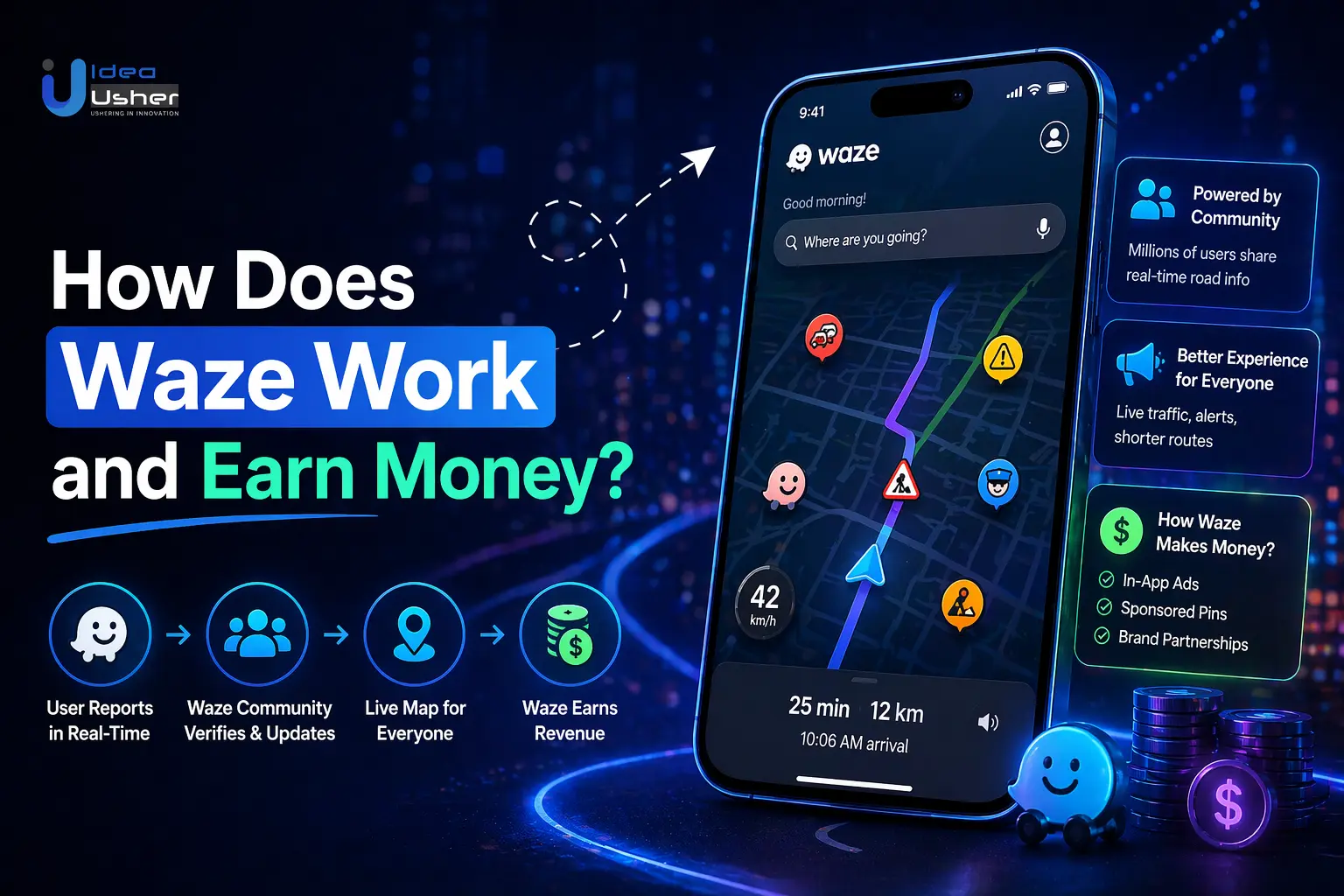 How Does Waze Work and Earn Money 