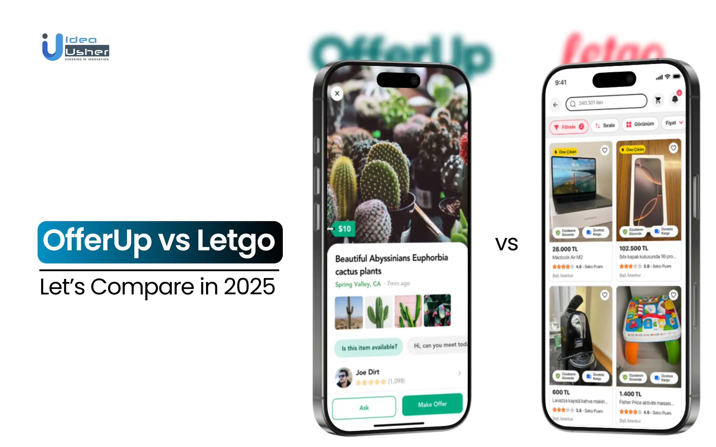 app like OfferUp or Letgo development