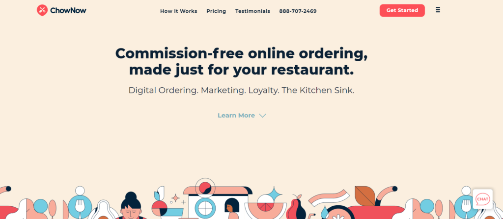 Chownow Ordering Systems