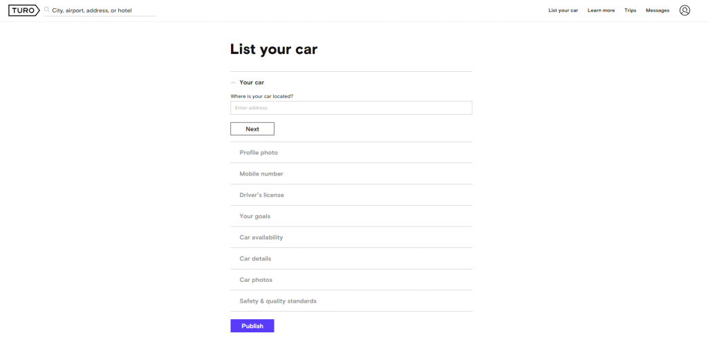 List Your Car 