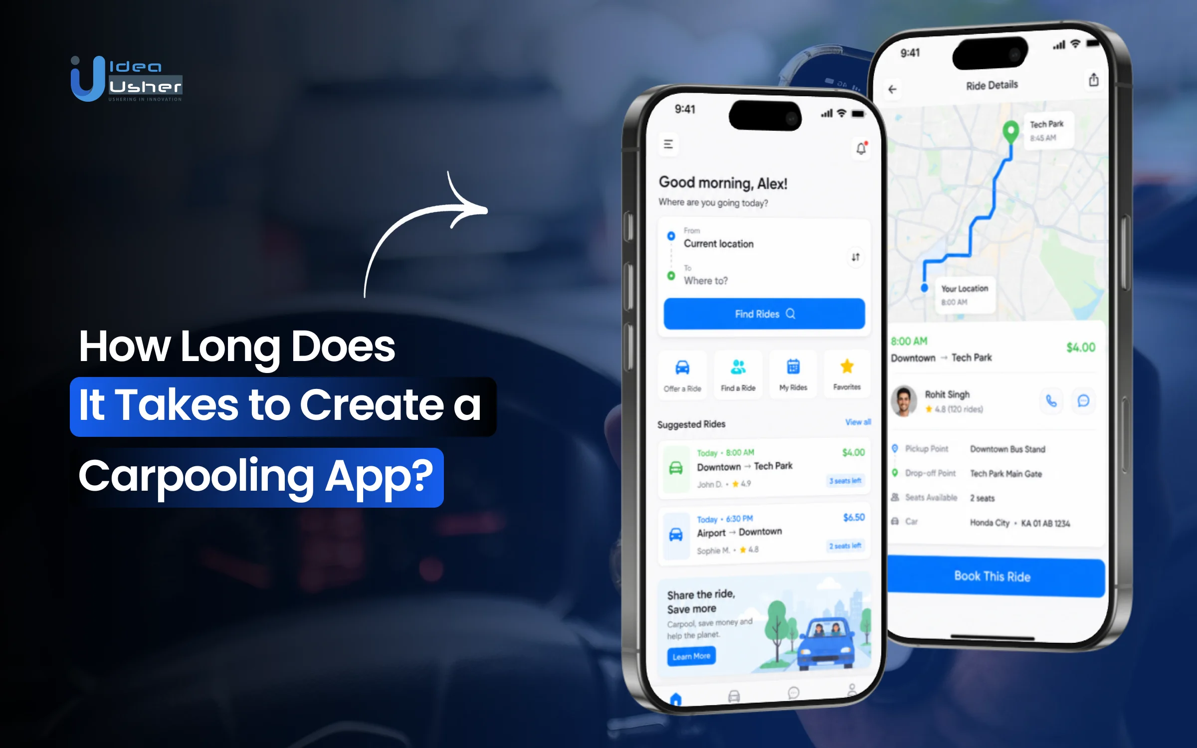 How Long Does it Take to Create a Carpooling App?
