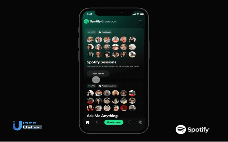 spotify greenroom app