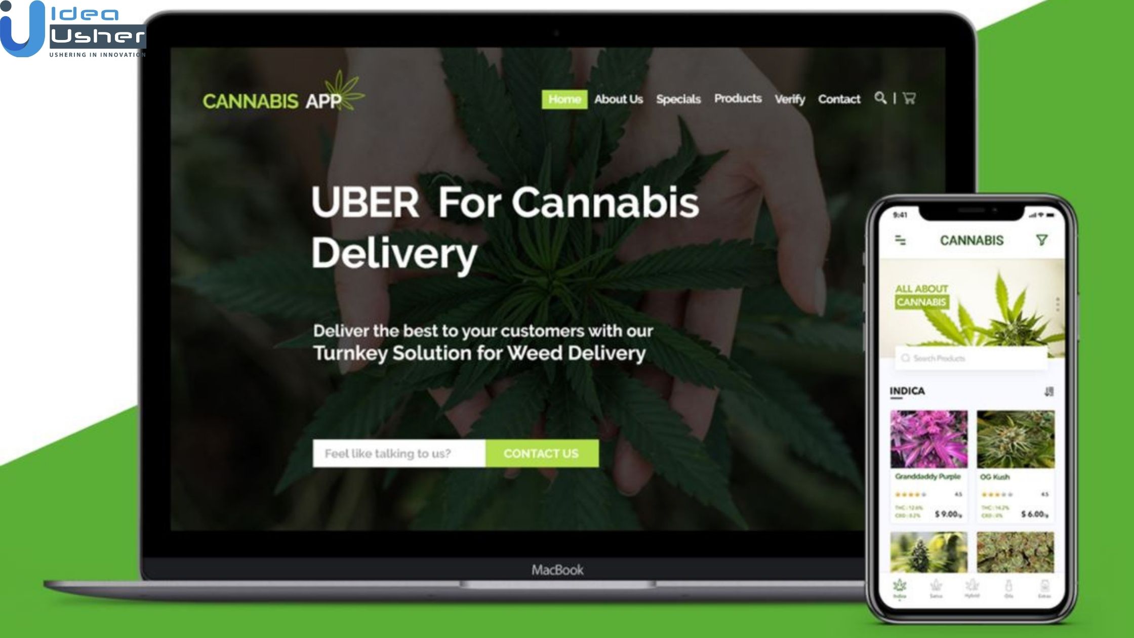 weed delivery app development