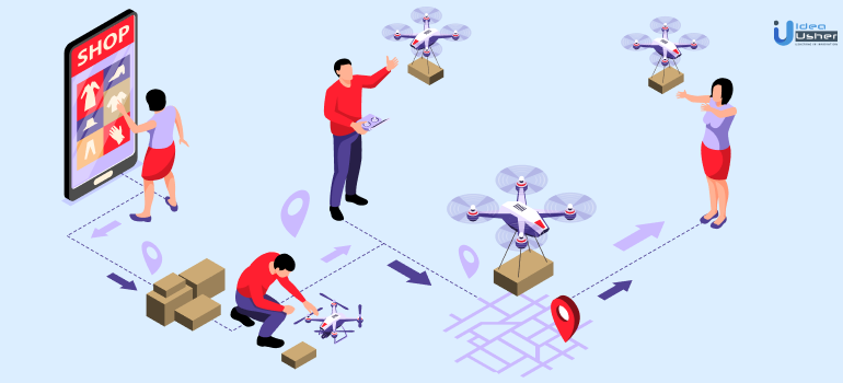 how does drone delivery work