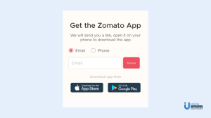 app promotion on business website