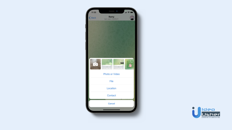 telegram app features image and file sharing