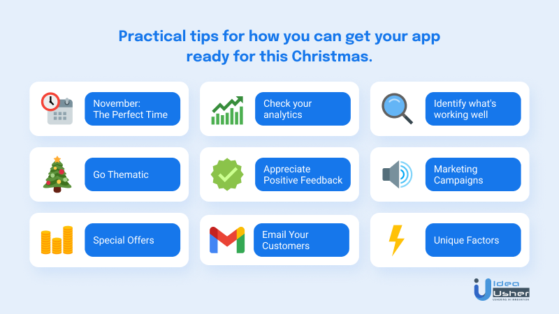 tips to get your app ready for christmas