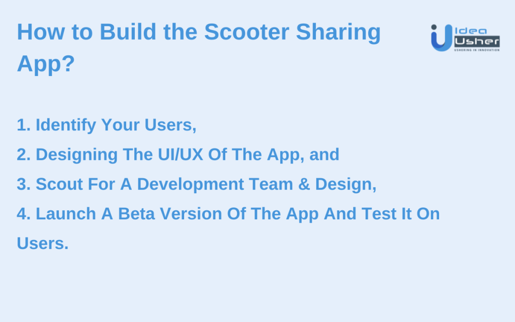 how to build a scooter sharing app