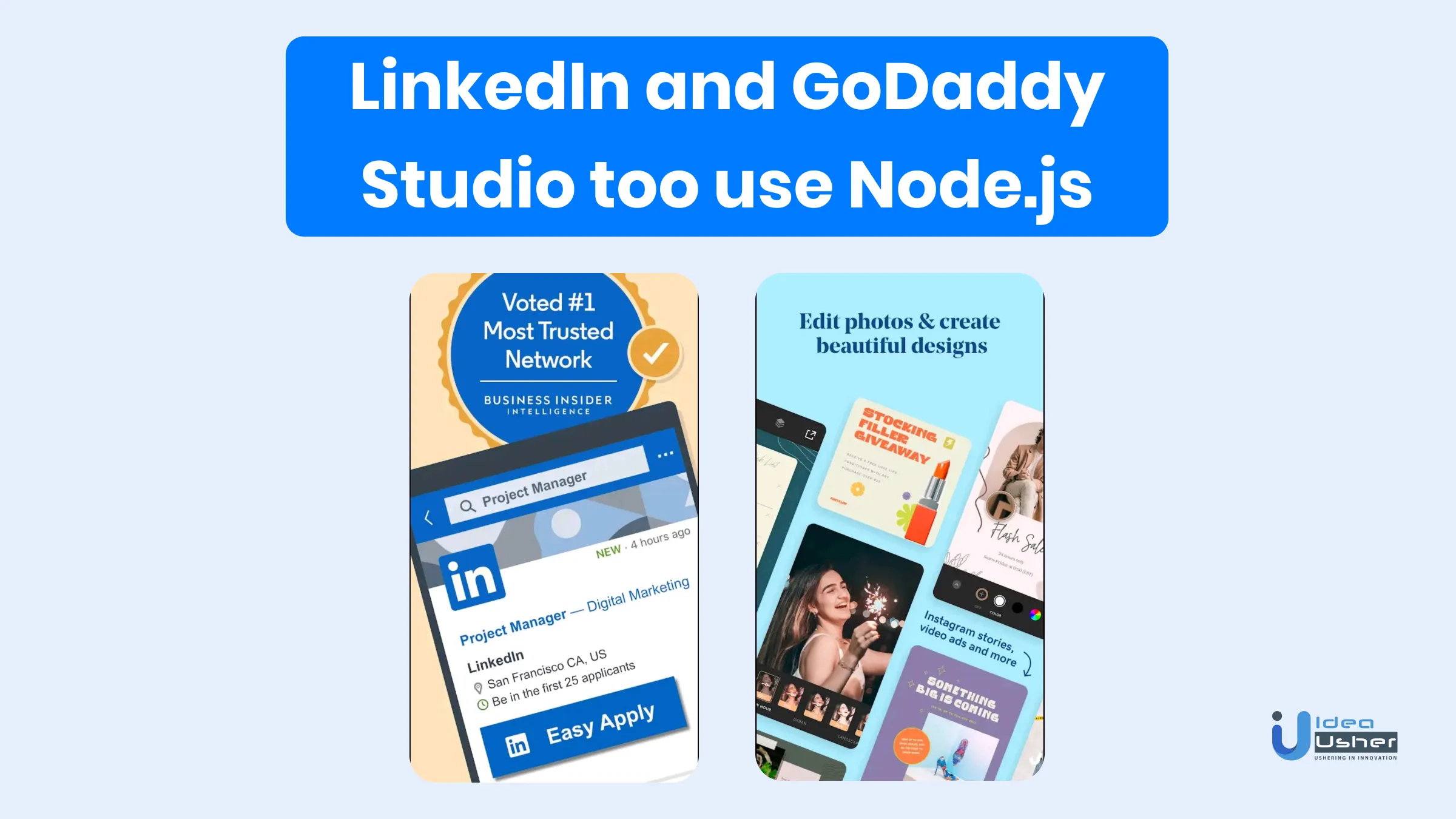 linkedIn and godaddy node.js