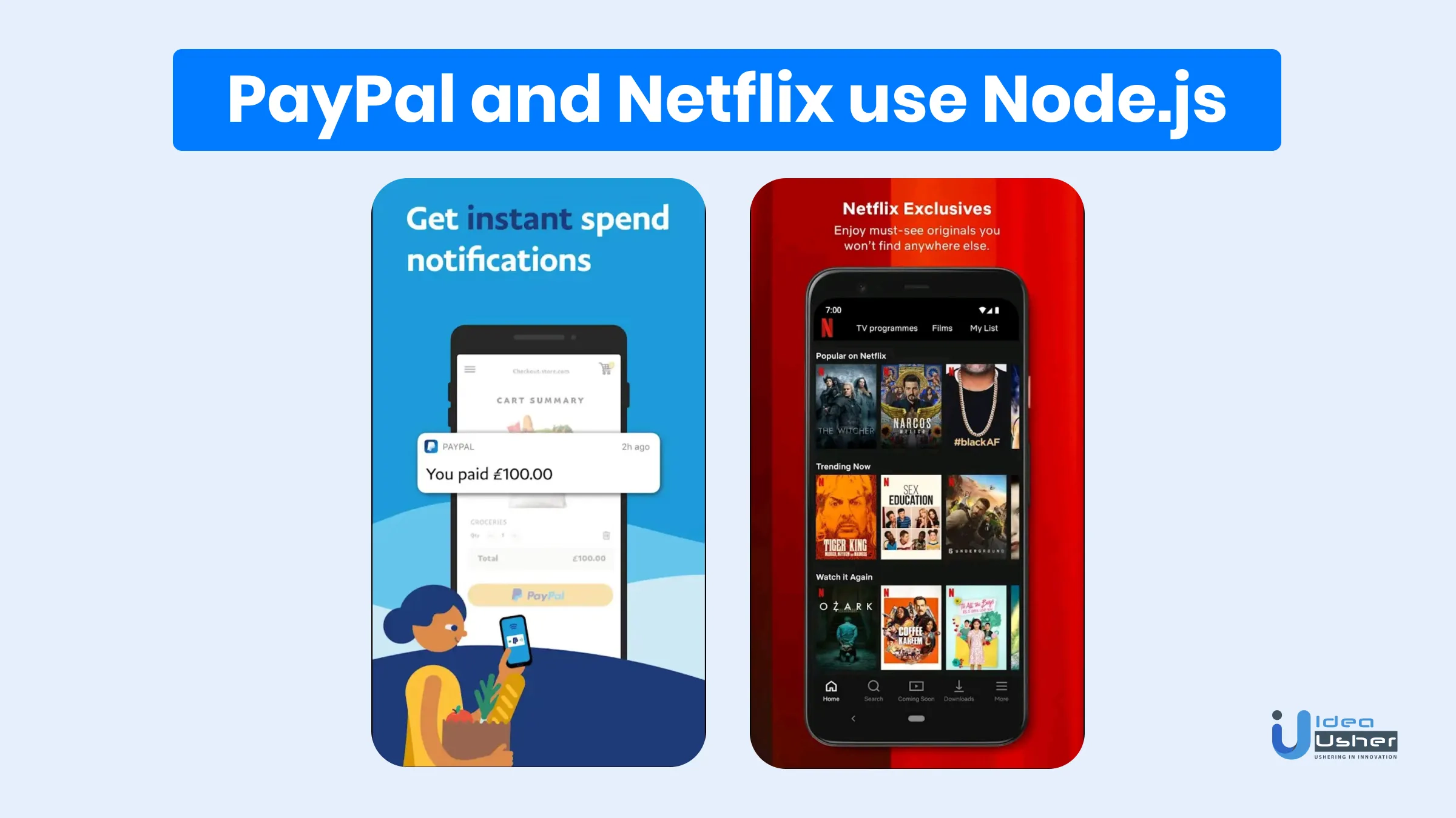 paypal and netflix node.js