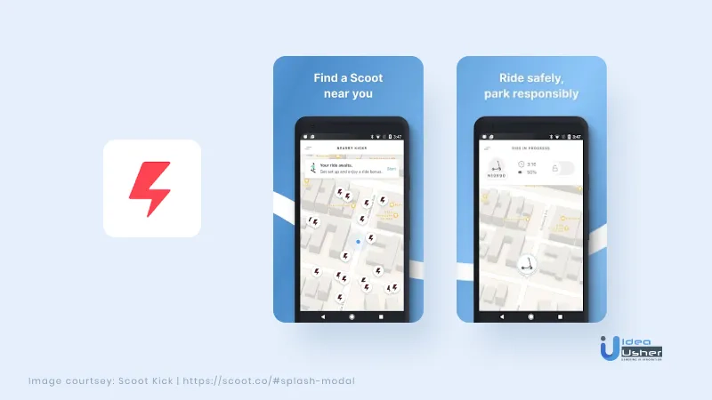 scoot scooter app ui