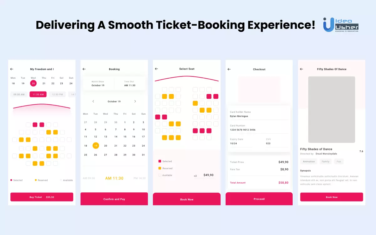 easy ticket booking experience