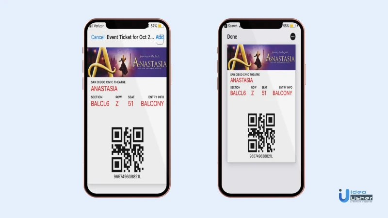 QR code ticekt booking