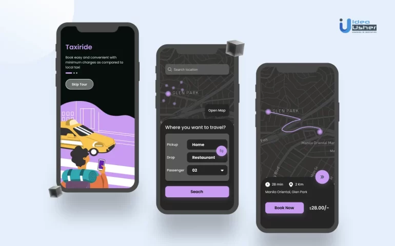 Detailed guide for taxi app development