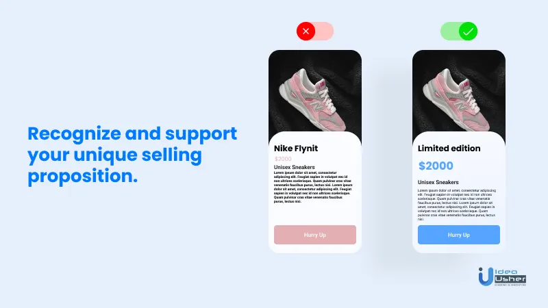 usp for sneaker app