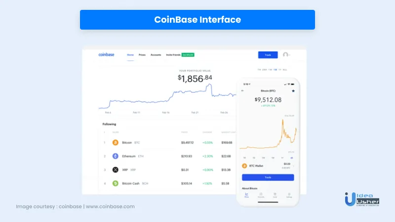 Coinbase Interface