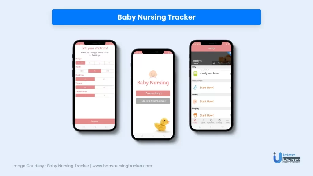 baby nursing tracker app