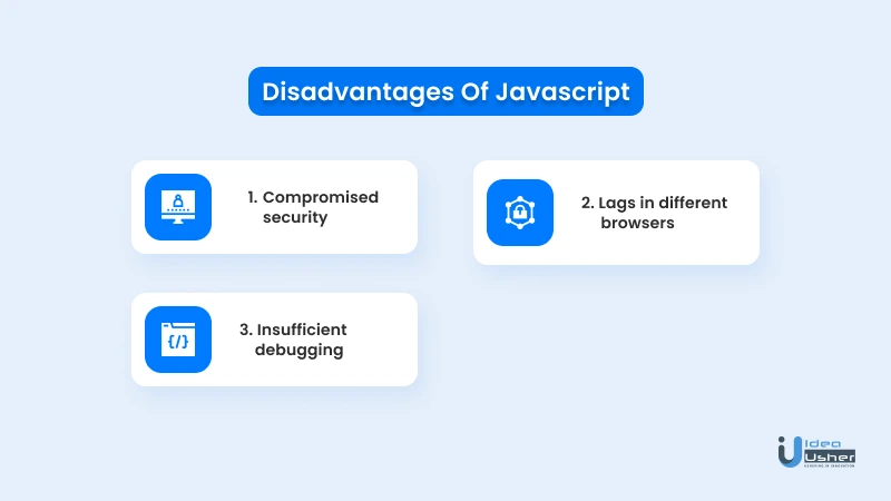 disadvantages of javascript