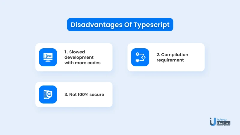 disadvantages of typescript