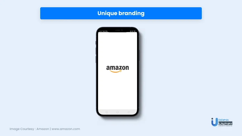 feature of eCommerce app - Unique branding