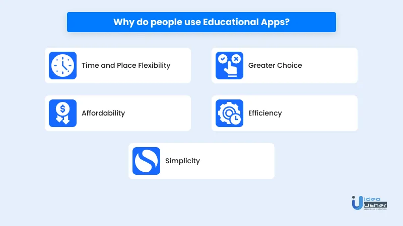 why people use educational apps