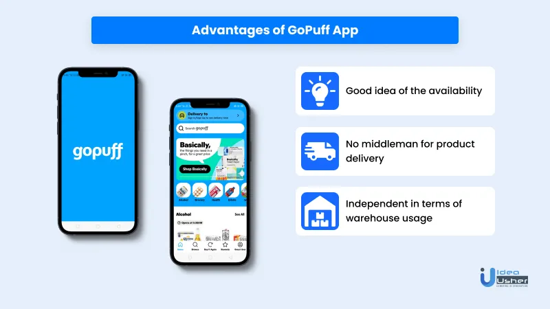 Advantages of GoPuff App