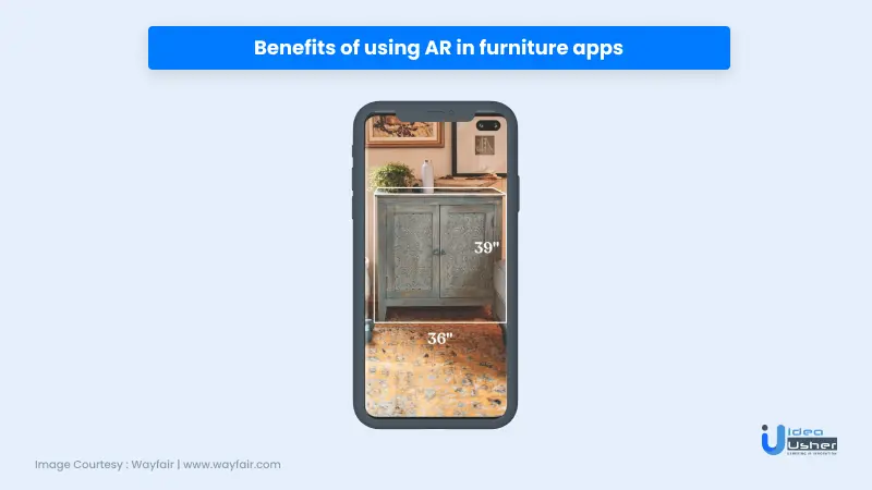 Advantage of using AR in furniture apps