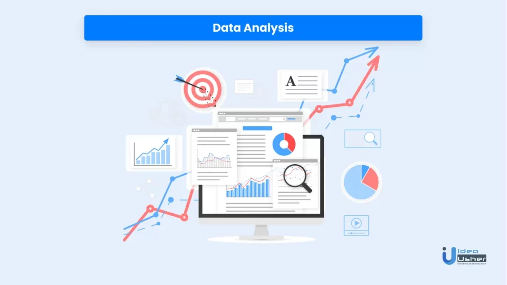 Data analysis in Ai solution. ui