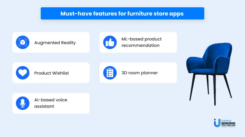Must have features for furniture store apps