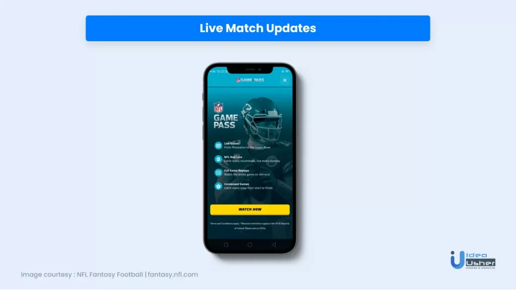 Live match updated ui