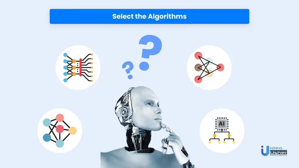 Selection of algorithms in ai. ui