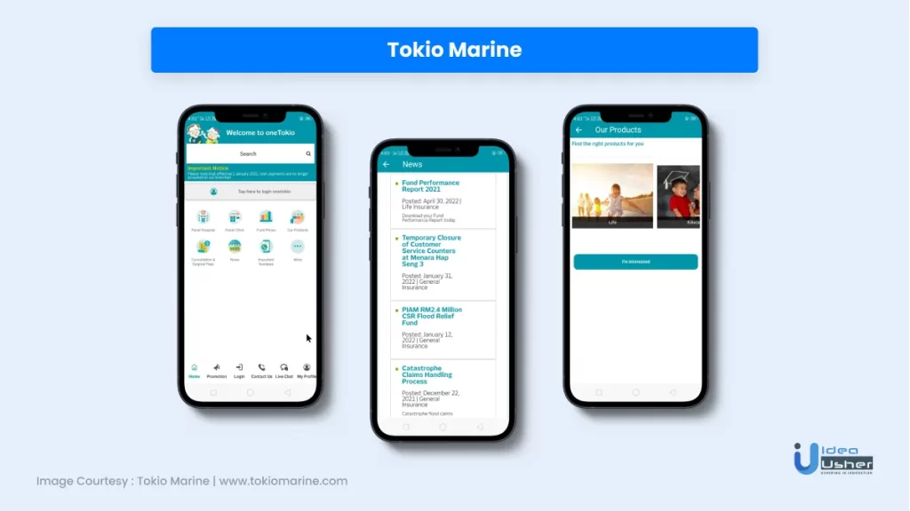 Tokio Marine App