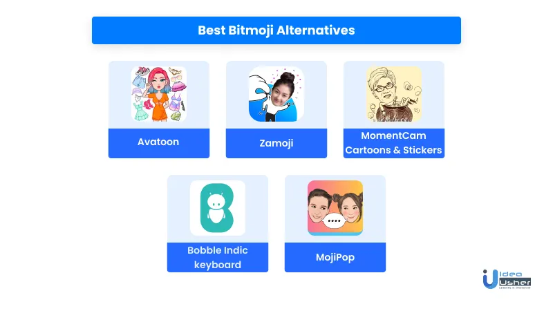 Best alternatives to Bitmoji app