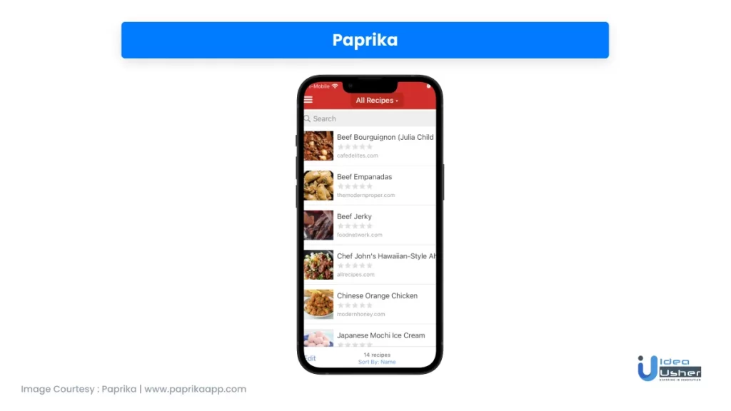 Paprika mobile app