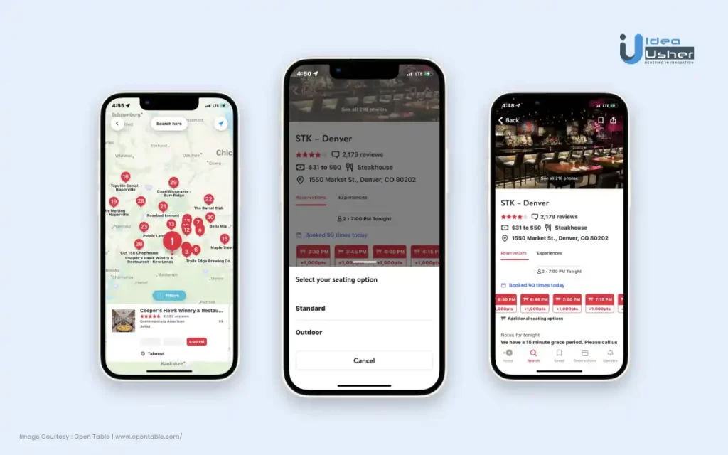 On demand restaurant booking app idea for startup