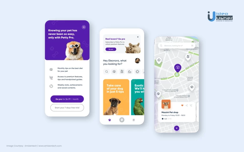 Pet care app idea for startup