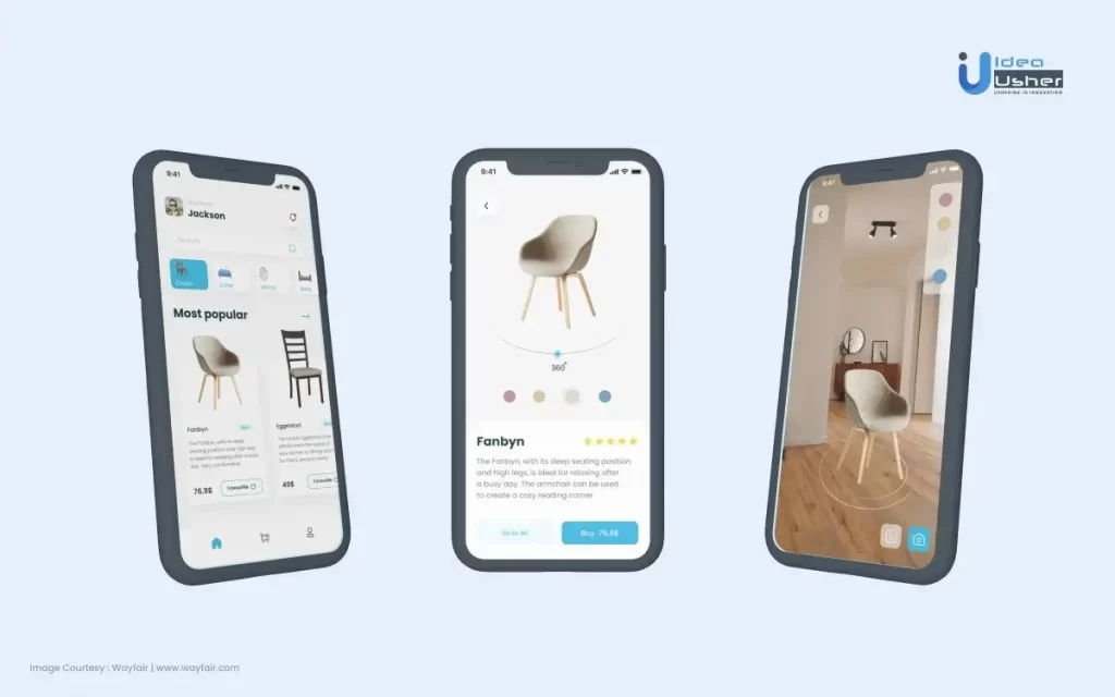AR-Based online shopping app development idea for startup