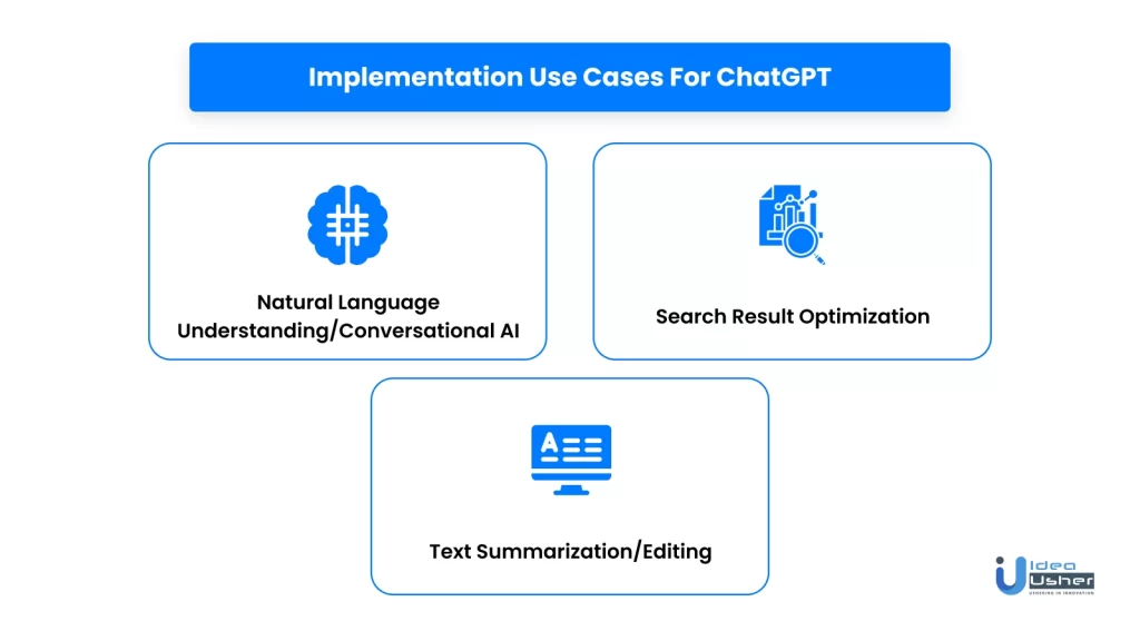 Implementation use cases for ChatGPT
