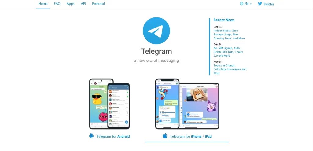 Telegram app