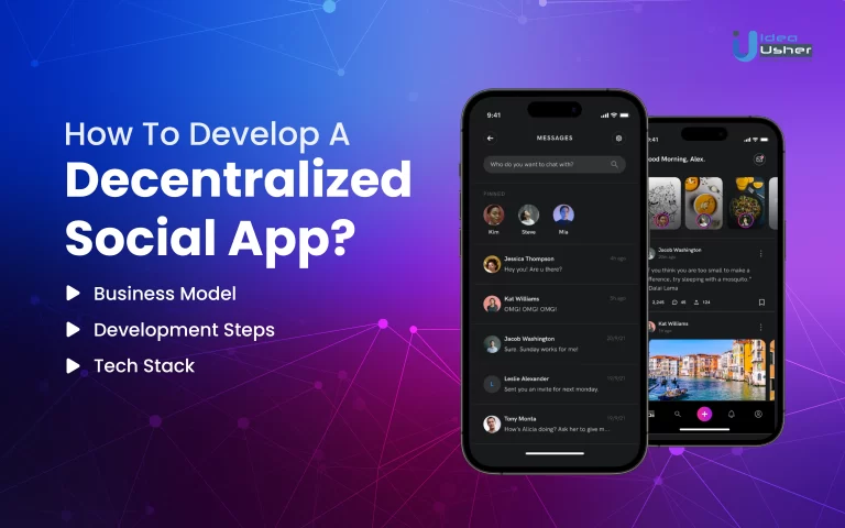 Decentralized social app development