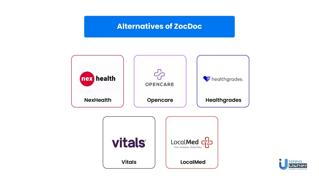 Alternative healthcare appointment scheduling apps like Zocdoc