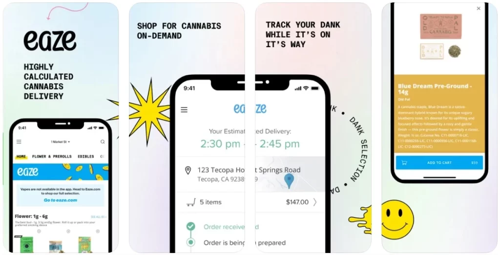 Eaze weed mapping app