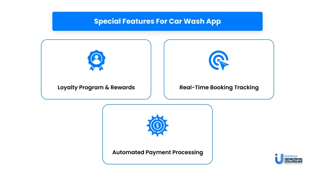 Special Features for a Car Wash App