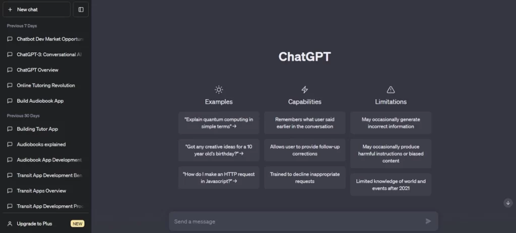 ChatGPT Chatbot Development