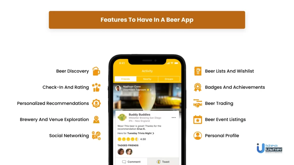 Features to have in a beer app